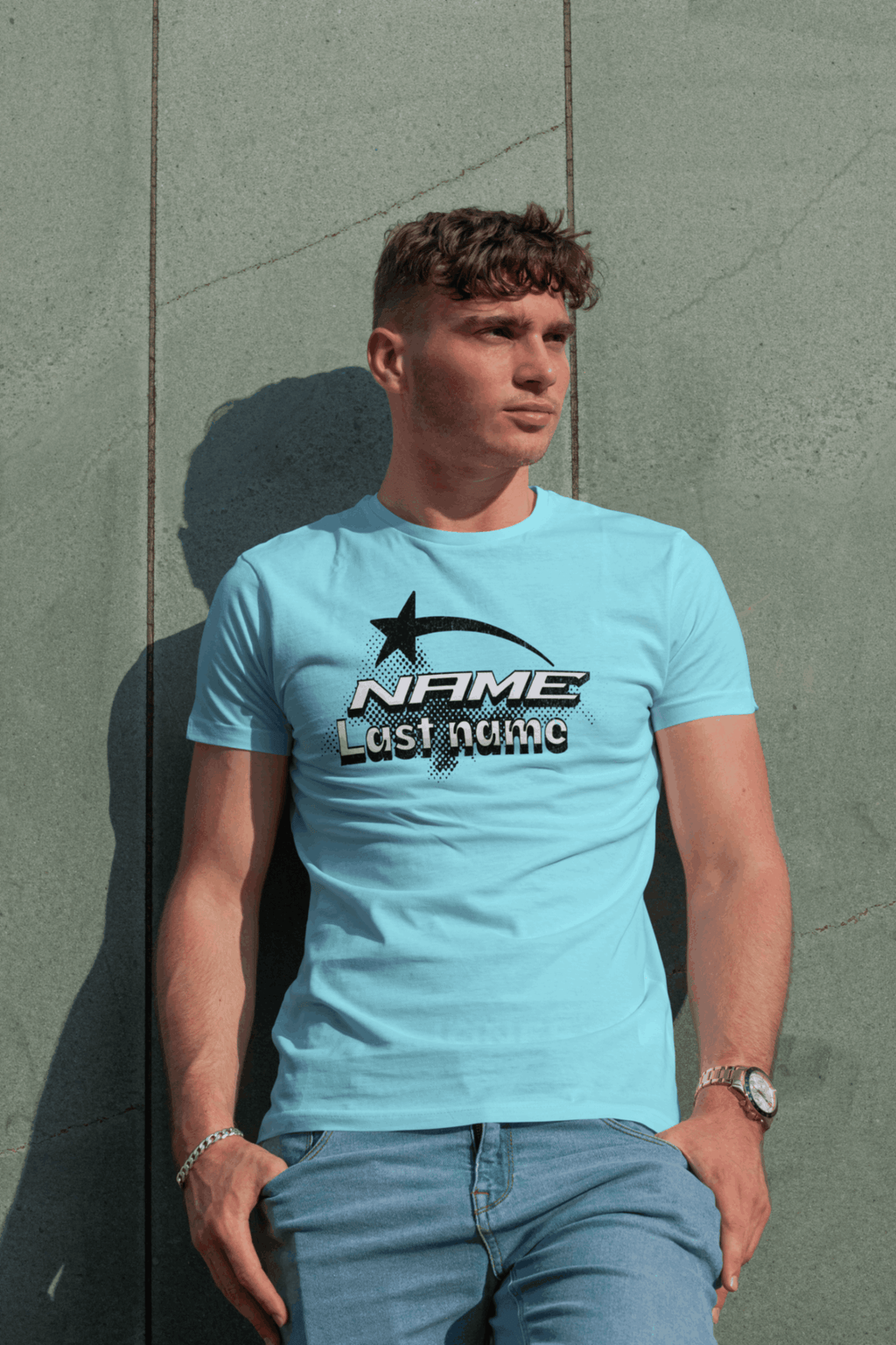 personalized t-shirt with name and last name