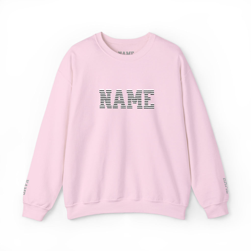 unisex custom Name embroidered sweatshirt