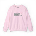 unisex custom Name embroidered sweatshirt