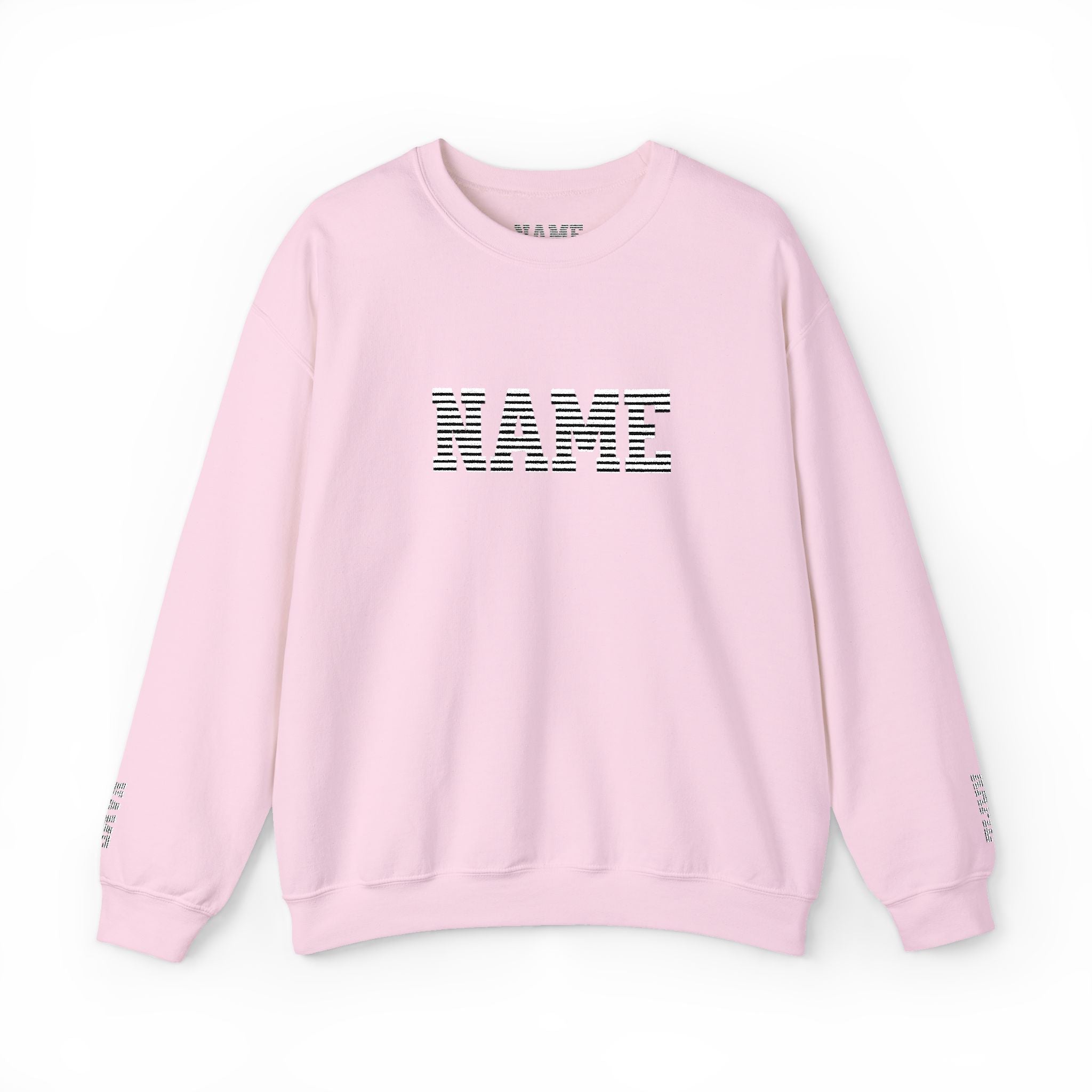 unisex custom Name embroidered sweatshirt