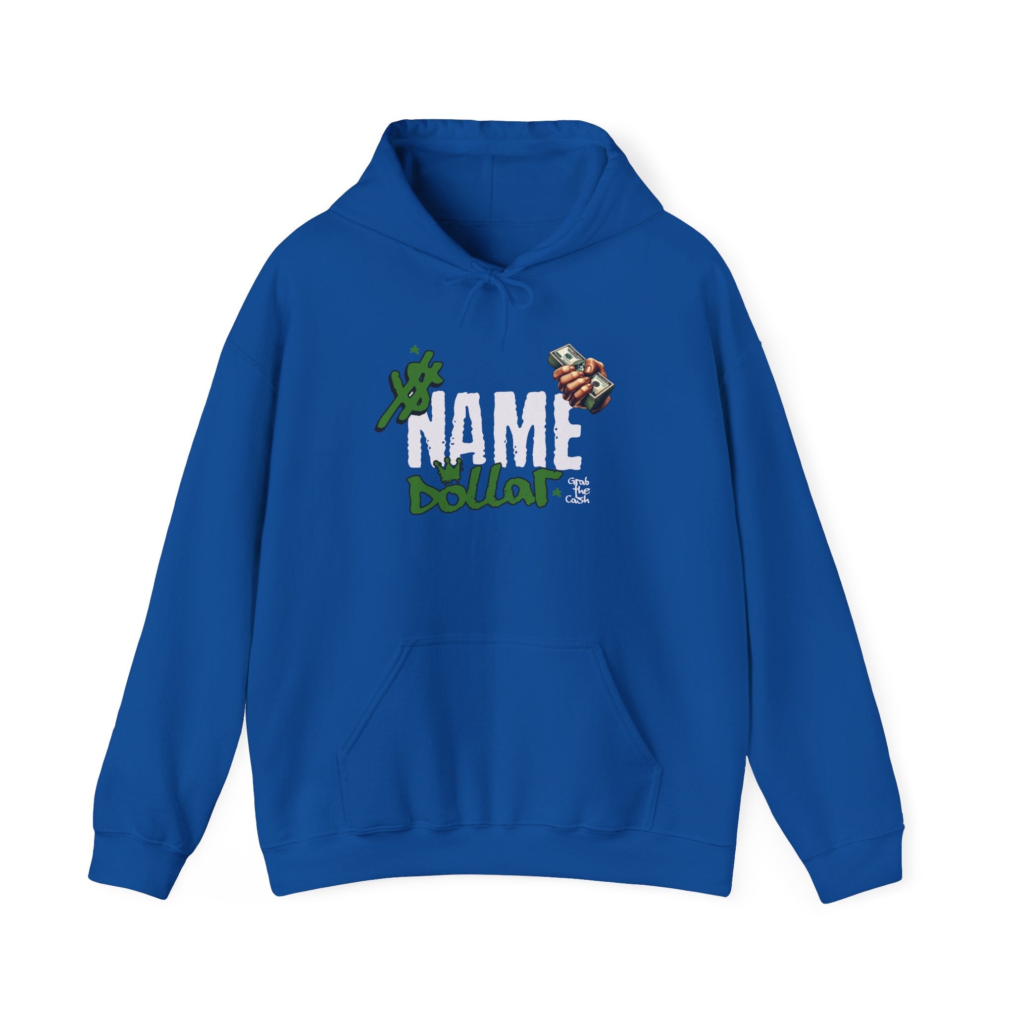 Name Dollar Hoodie – Gamer Graffiti Streetwear Pullover unisex