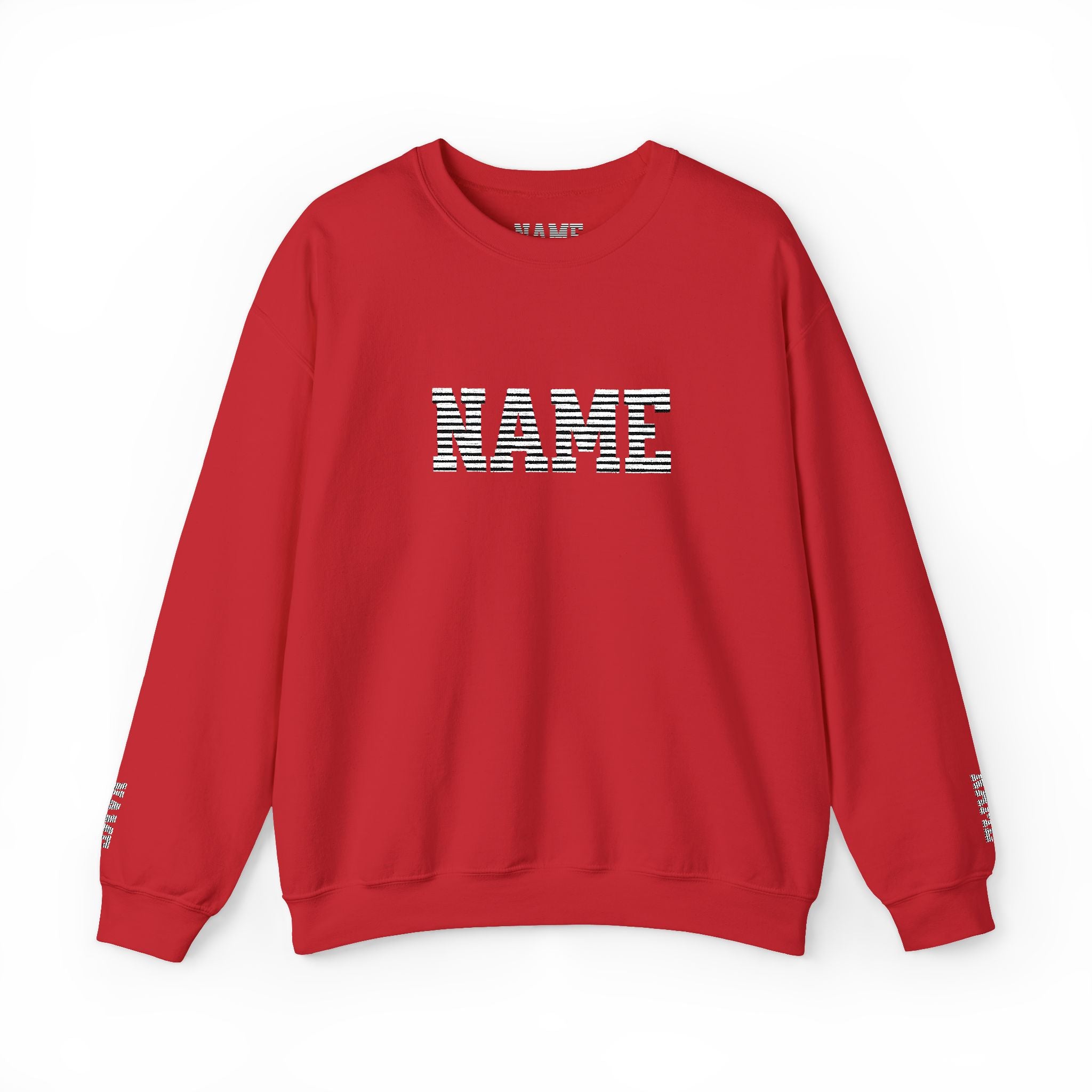 unisex custom Name embroidered sweatshirt