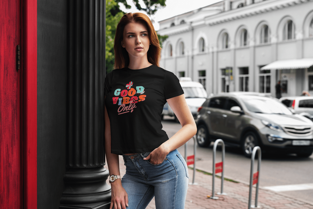 Positive Vibes Retro Tee
