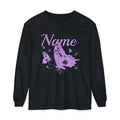 Custom Butterfly Name Long Sleeve Tee