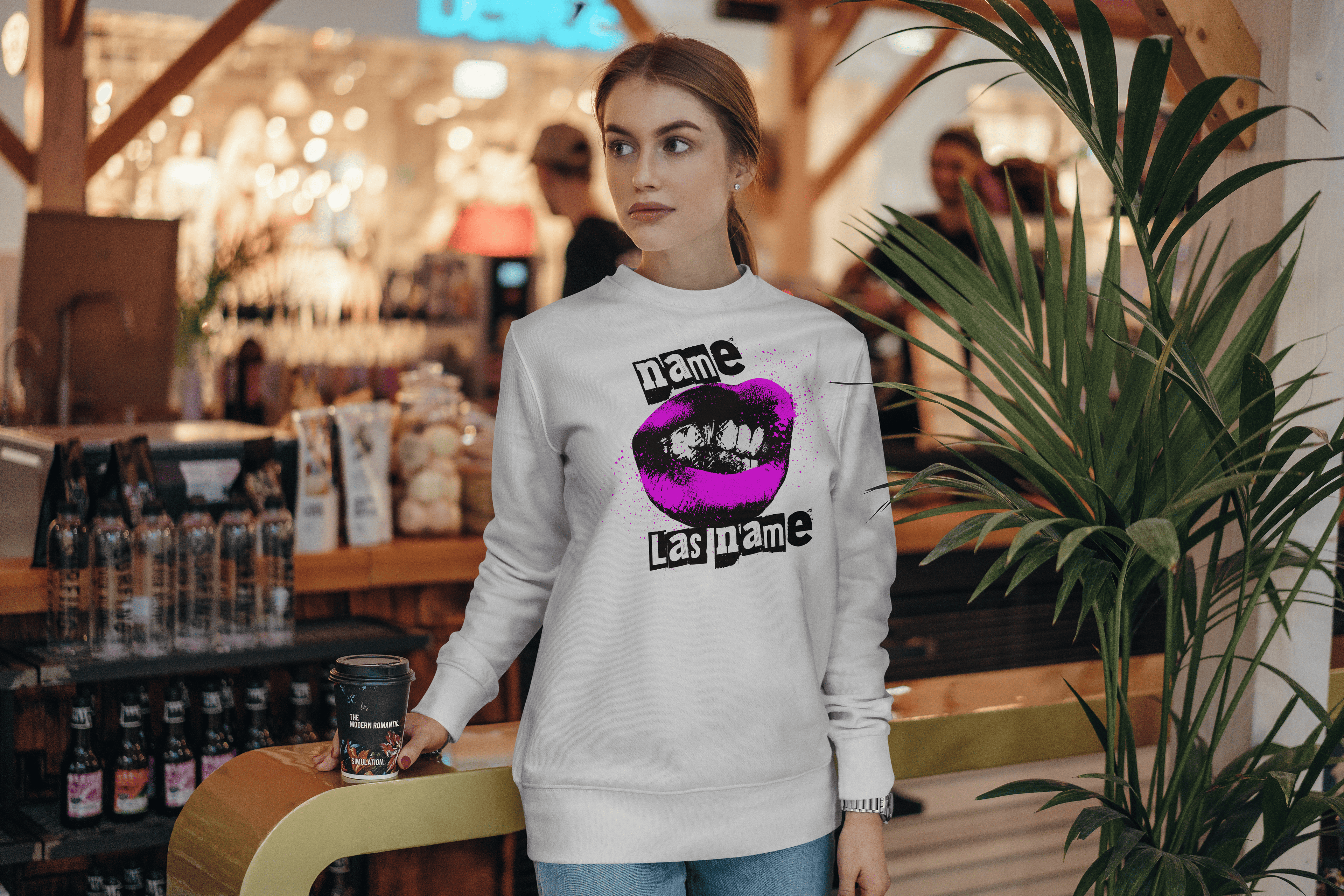 Sweatshirt – Sexy Lips Neon Edition