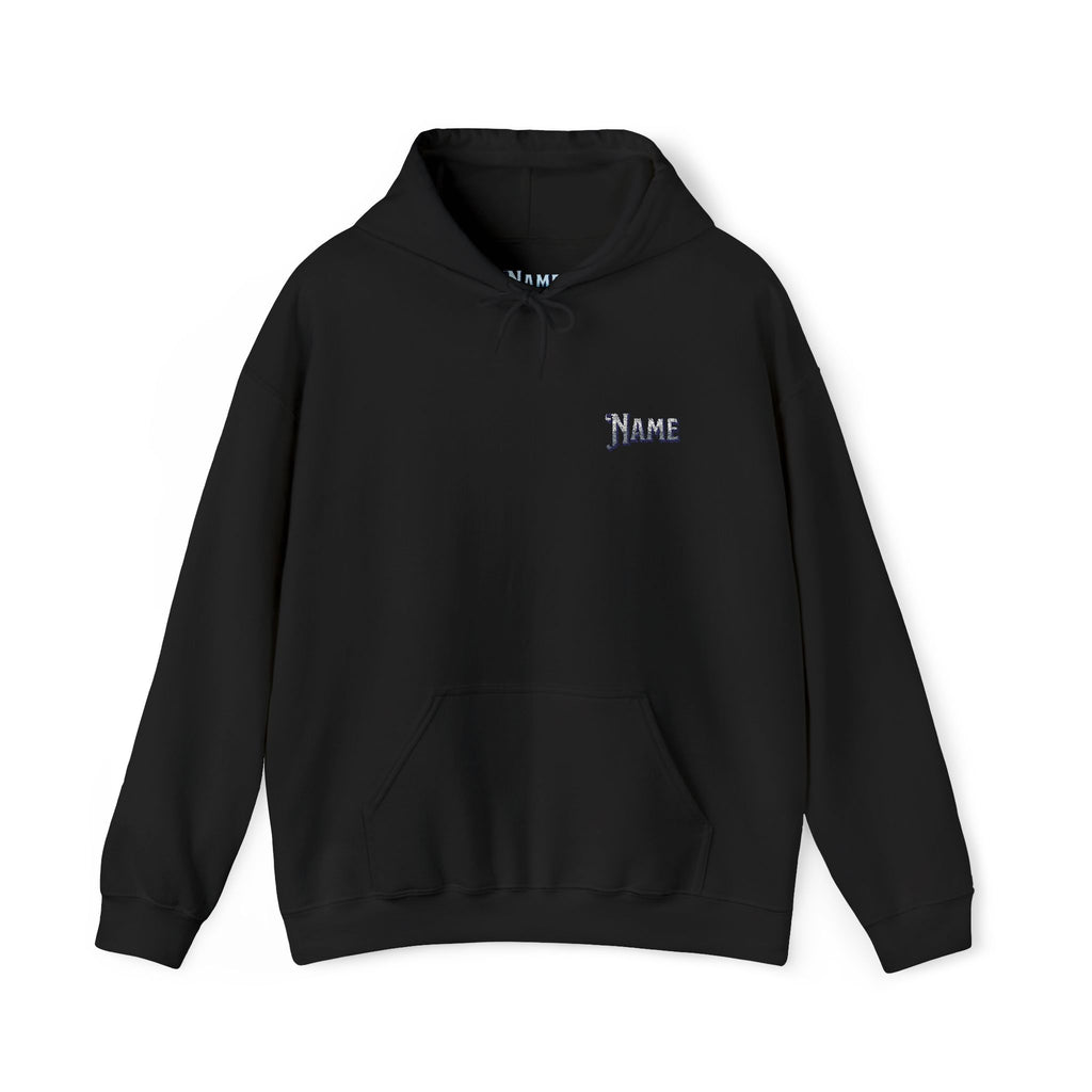 Personalized embroidered name,  Unisex Heavy Blend™ Hooded Sweatshirt