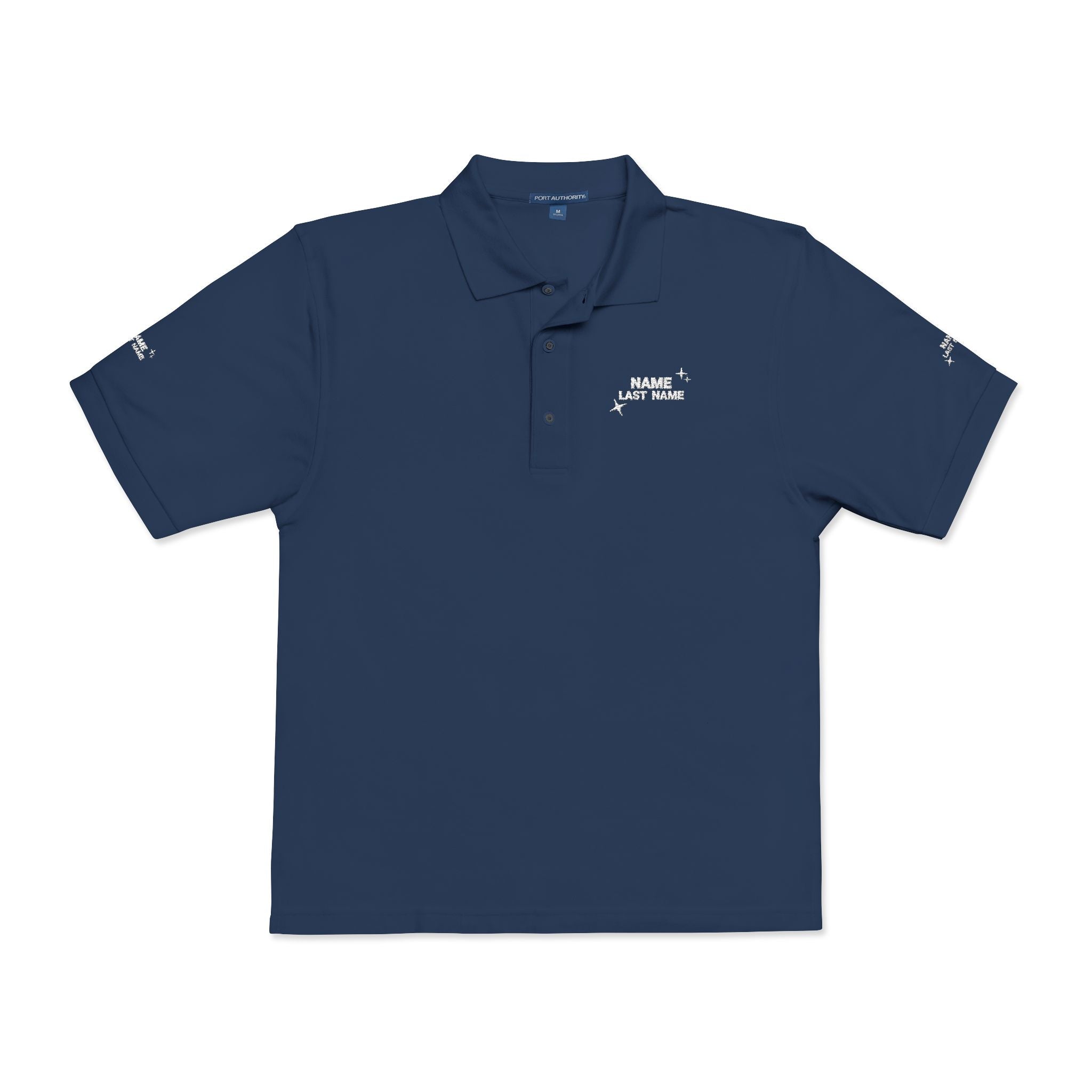 Embroidered name and last name personalization Polo Shirt
