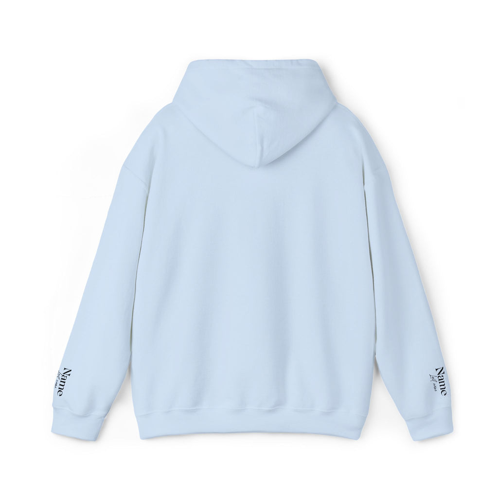 Personalized embroidered name and last name hoodie — Custom “Name Last Name