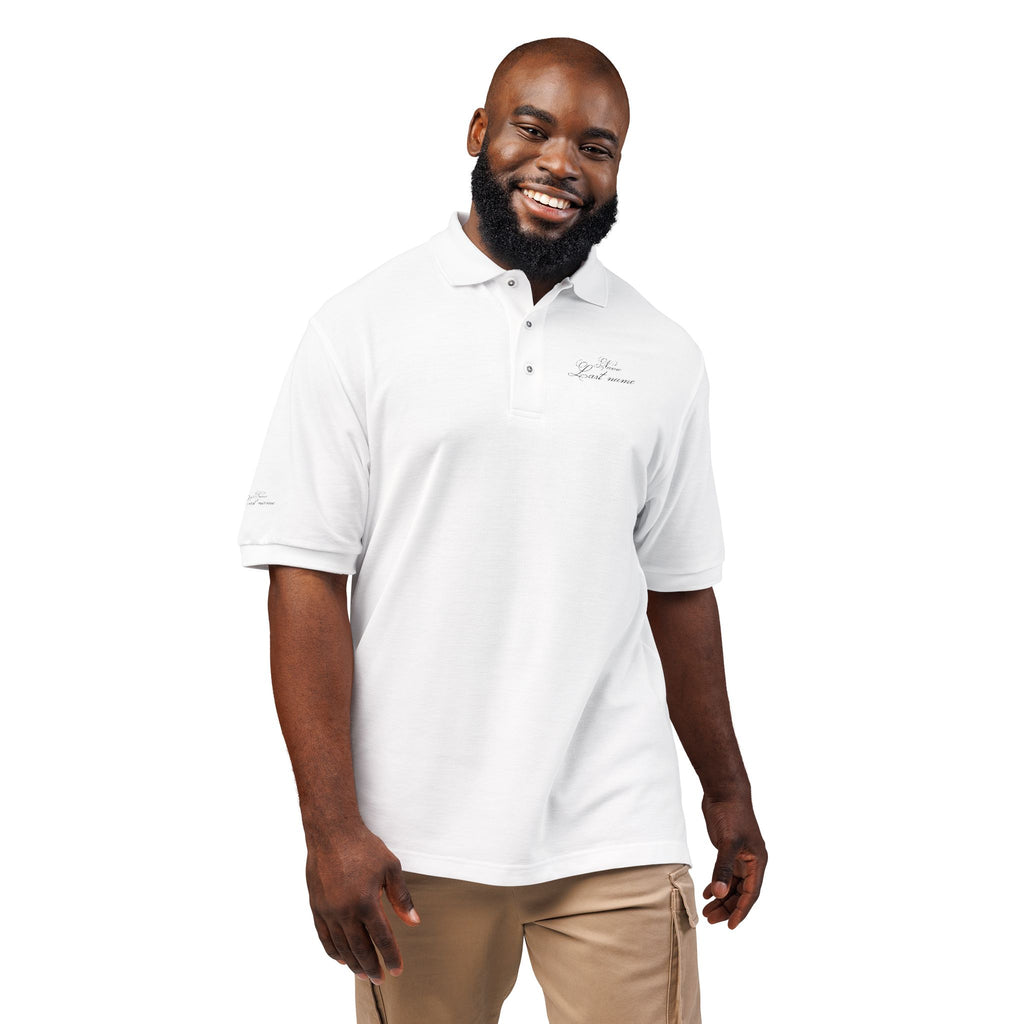 Embroidered Polo Shirt, personalize name and last name