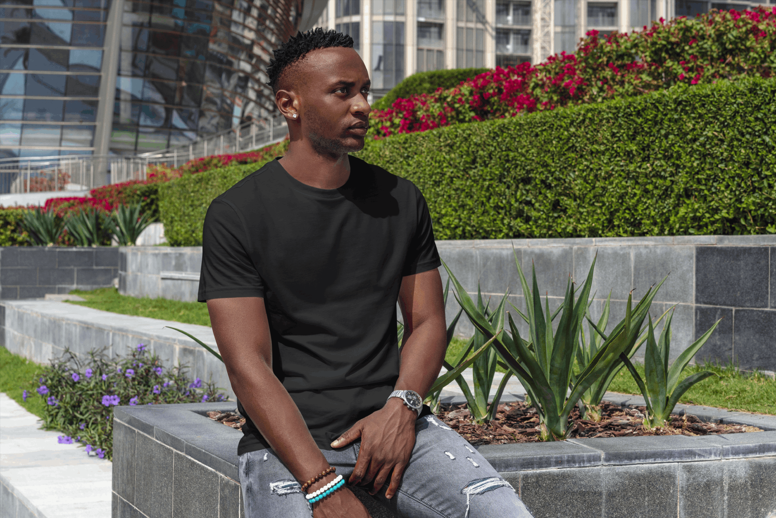 personalized t-shirt with a cross design