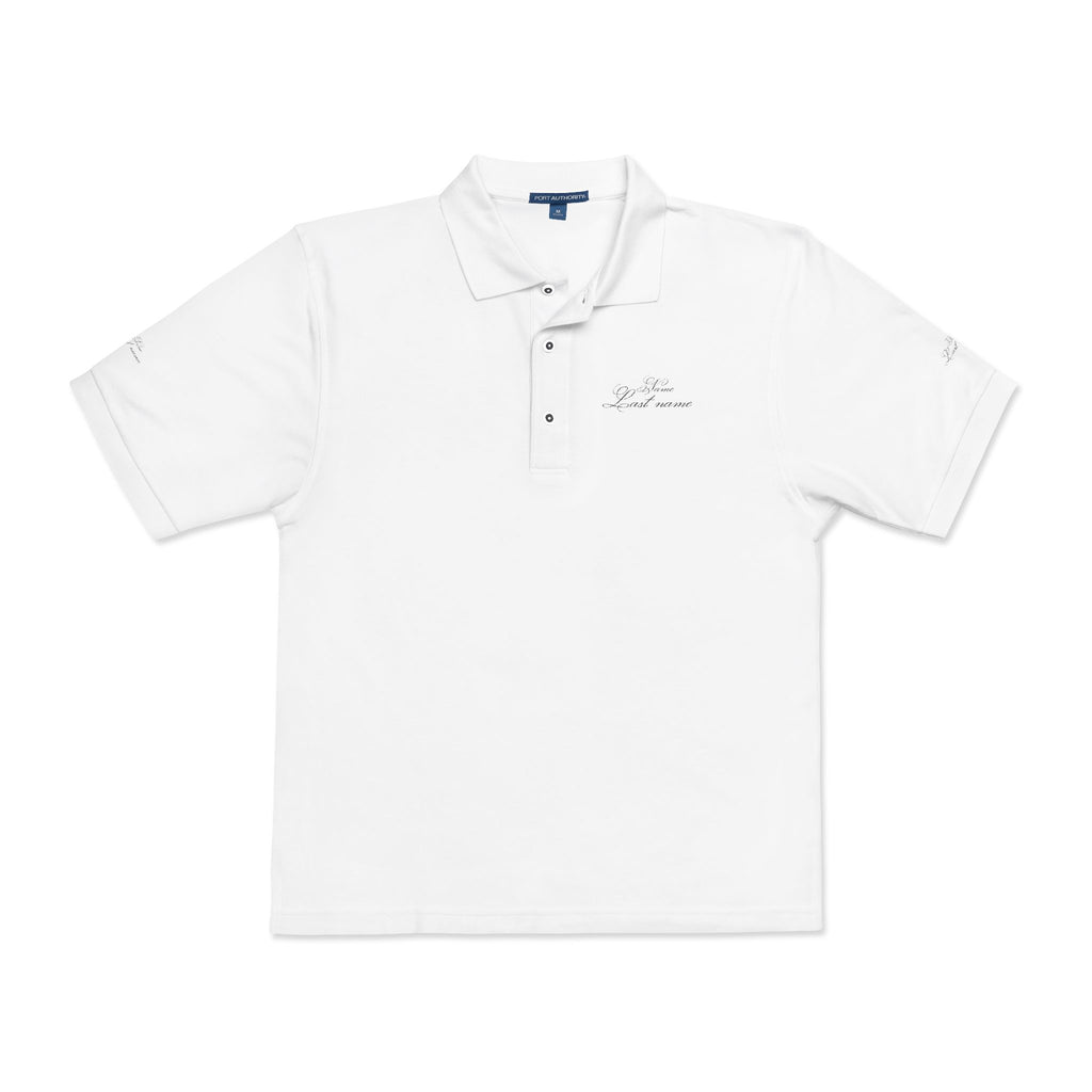 Embroidered Polo Shirt, personalize name and last name