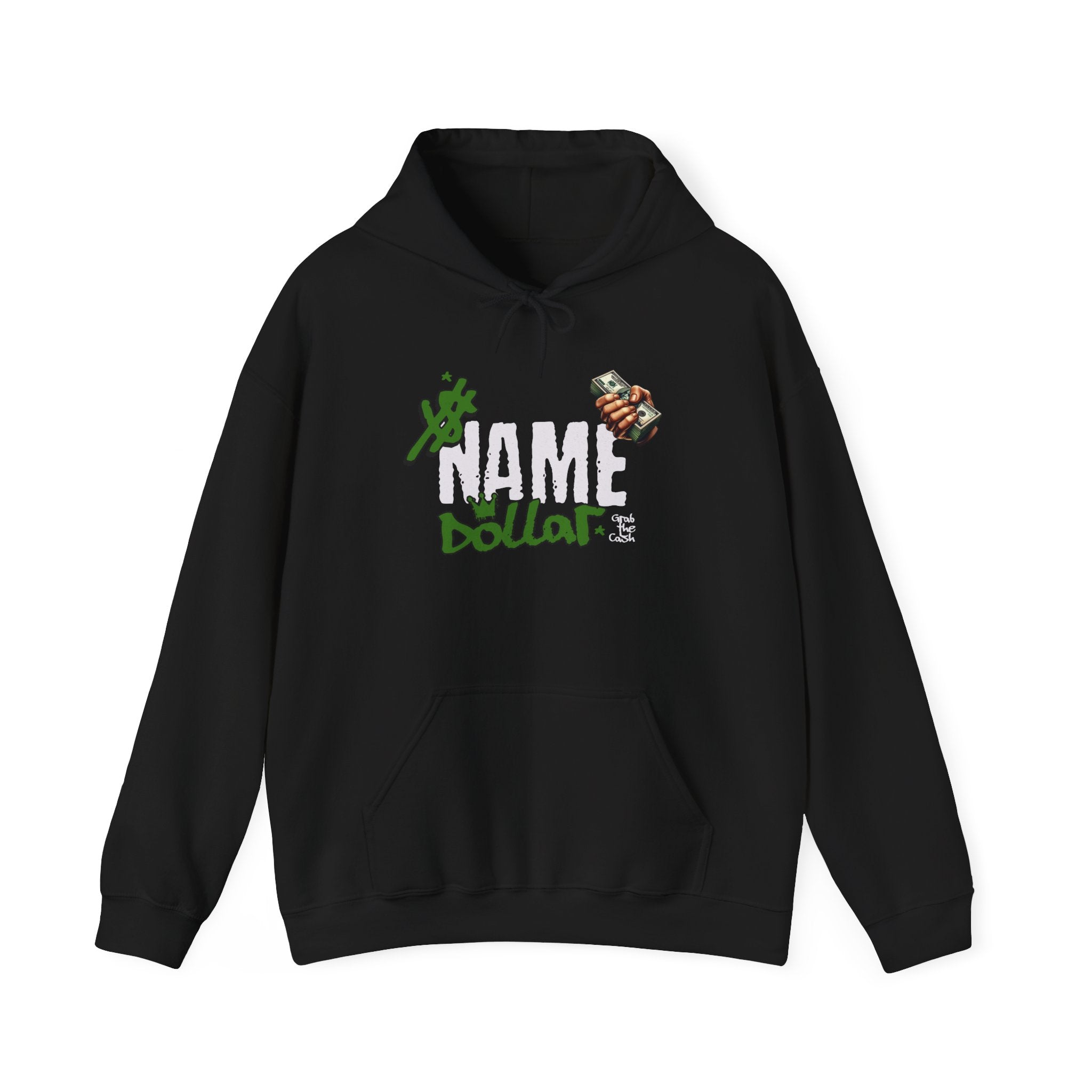 Name Dollar Hoodie – Gamer Graffiti Streetwear Pullover unisex