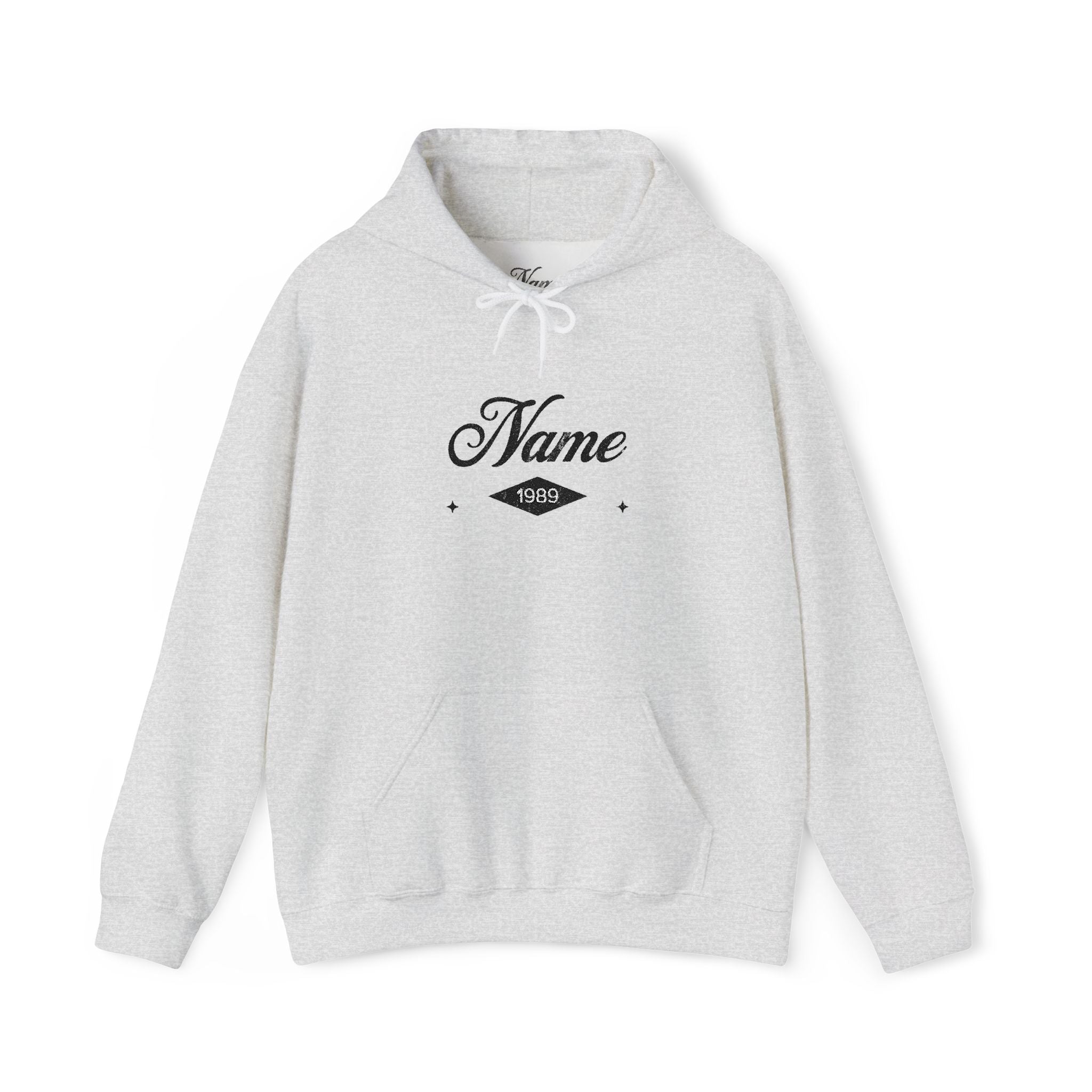 Personalized embroidered  name and last name,  Unisex Heavy Blend™ Hooded Sweatshirt