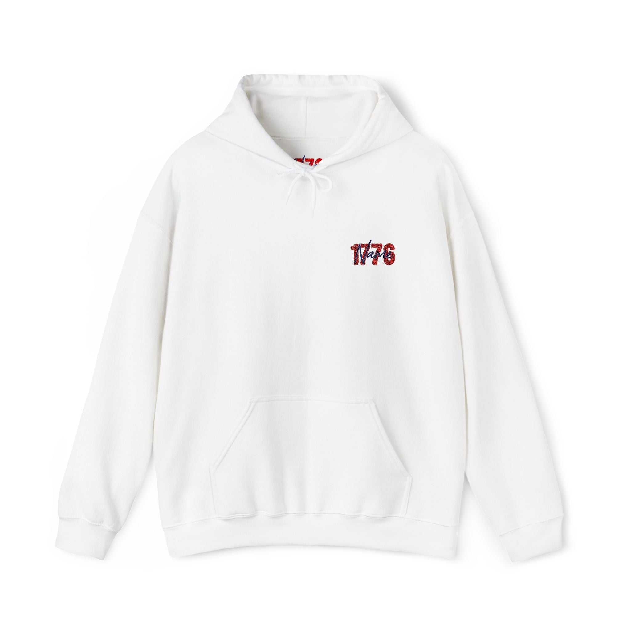 Personalized embroidered name and year of birth unisex hoodie