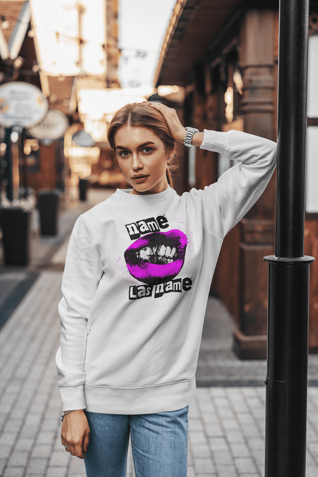 Sweatshirt – Sexy Lips Neon Edition