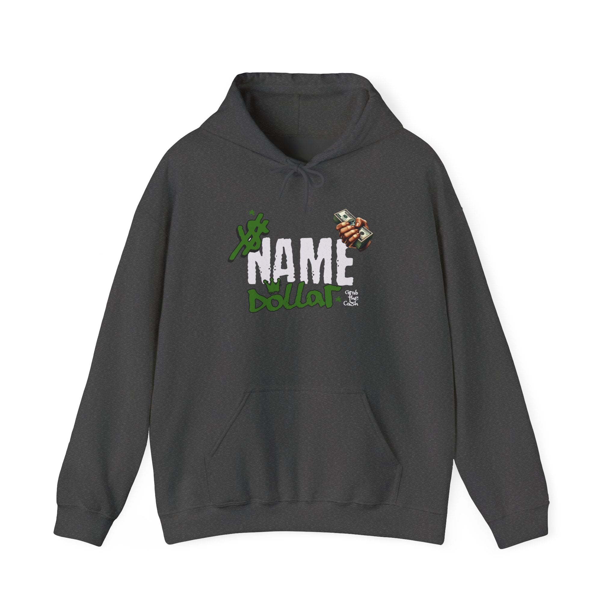 Name Dollar Hoodie – Gamer Graffiti Streetwear Pullover unisex