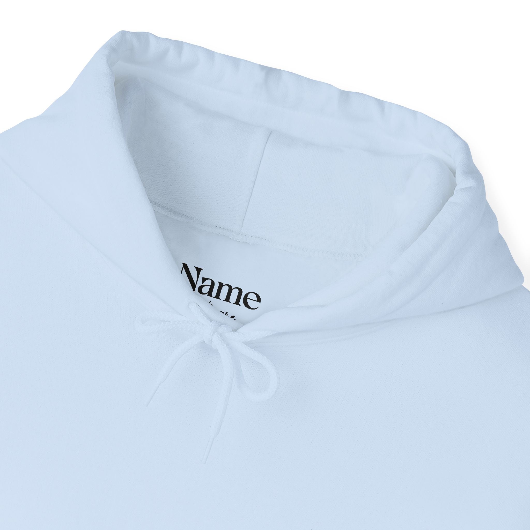 Personalized embroidered name and last name hoodie — Custom “Name Last Name