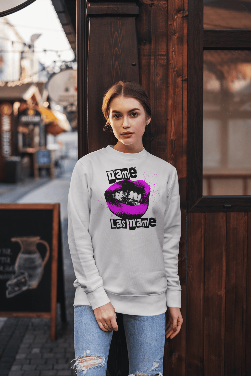 Sweatshirt – Sexy Lips Neon Edition