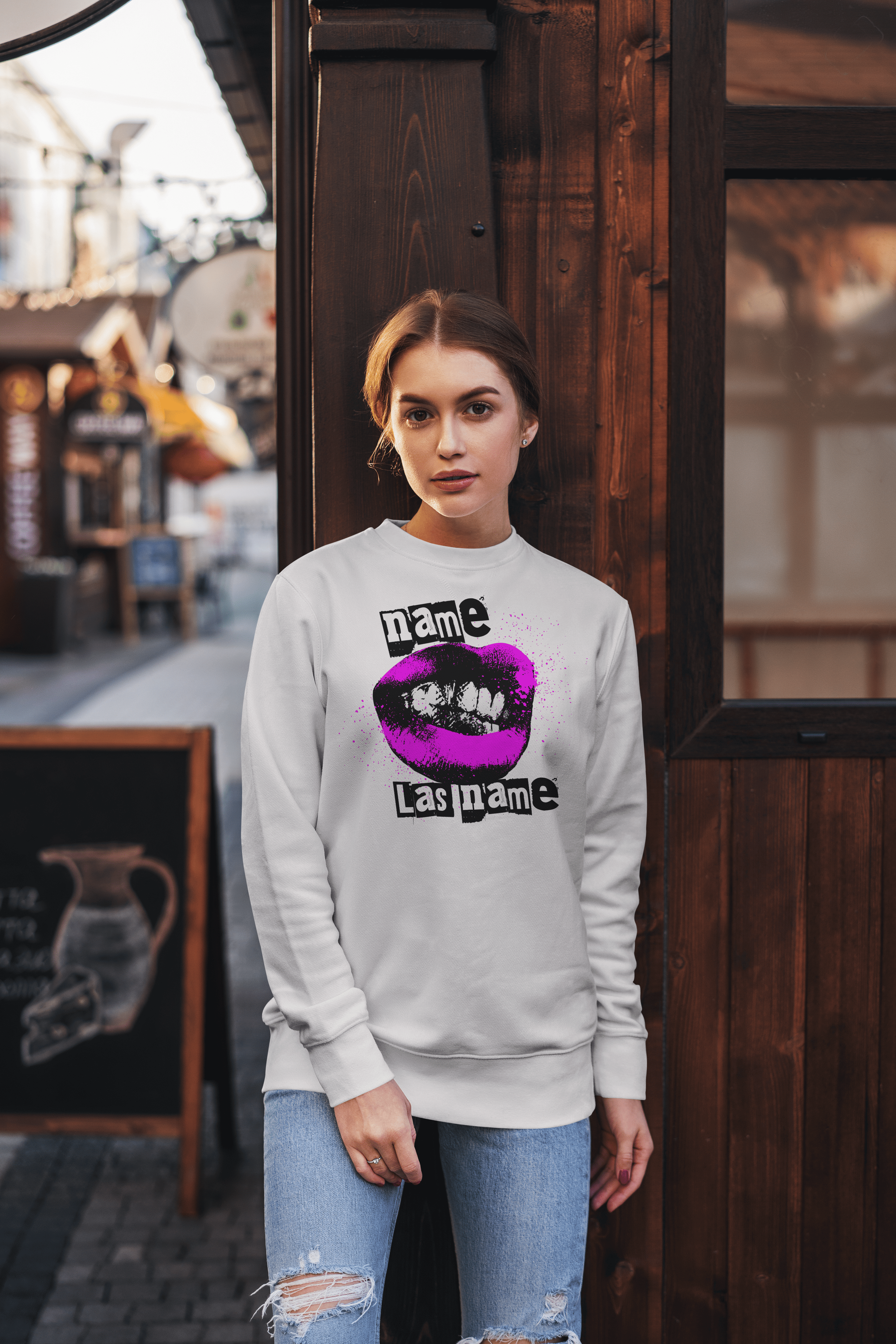 Sweatshirt – Sexy Lips Neon Edition