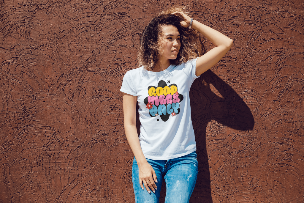 Good Vibes Only Retro Tee