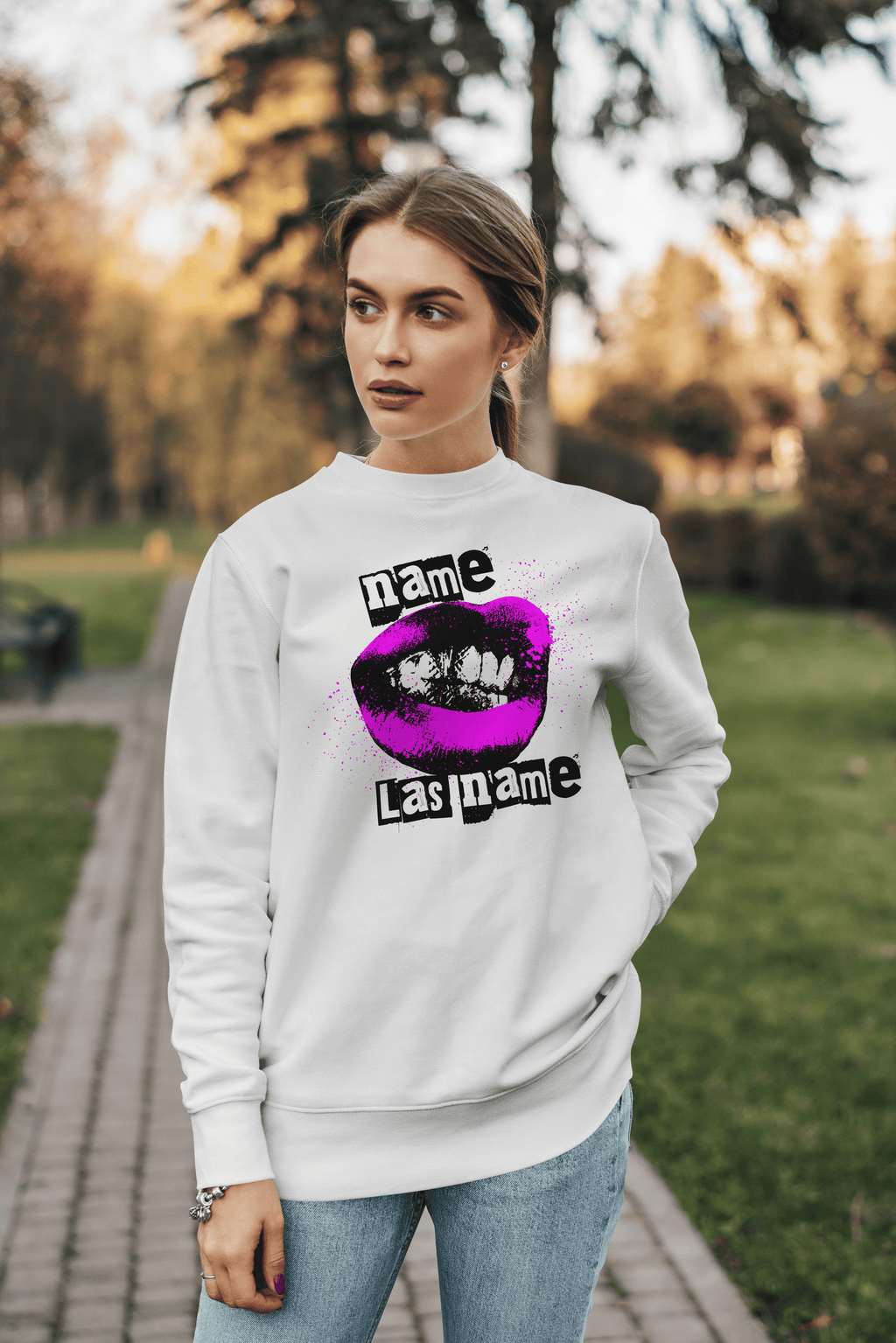 Sweatshirt – Sexy Lips Neon Edition