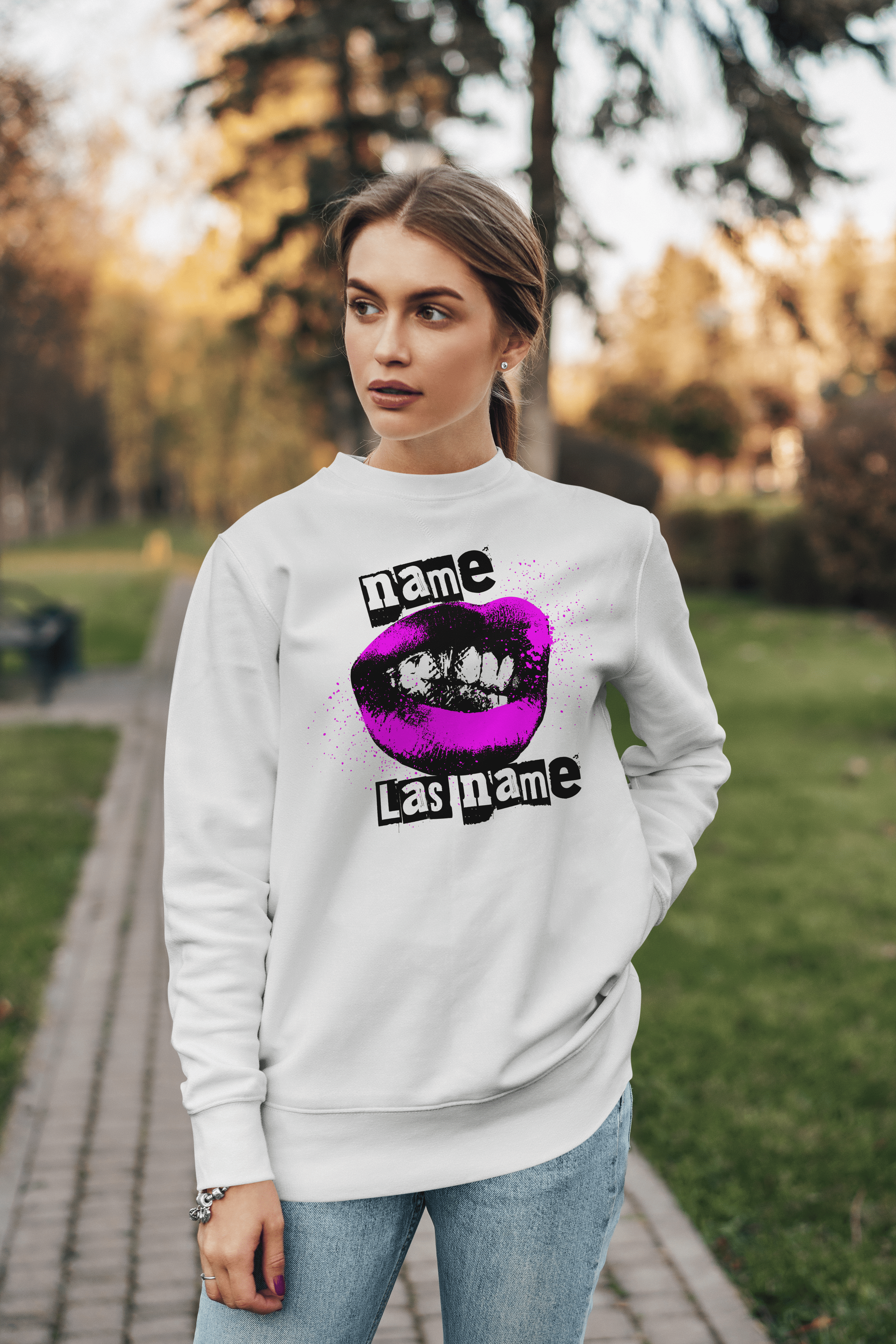 Sweatshirt – Sexy Lips Neon Edition