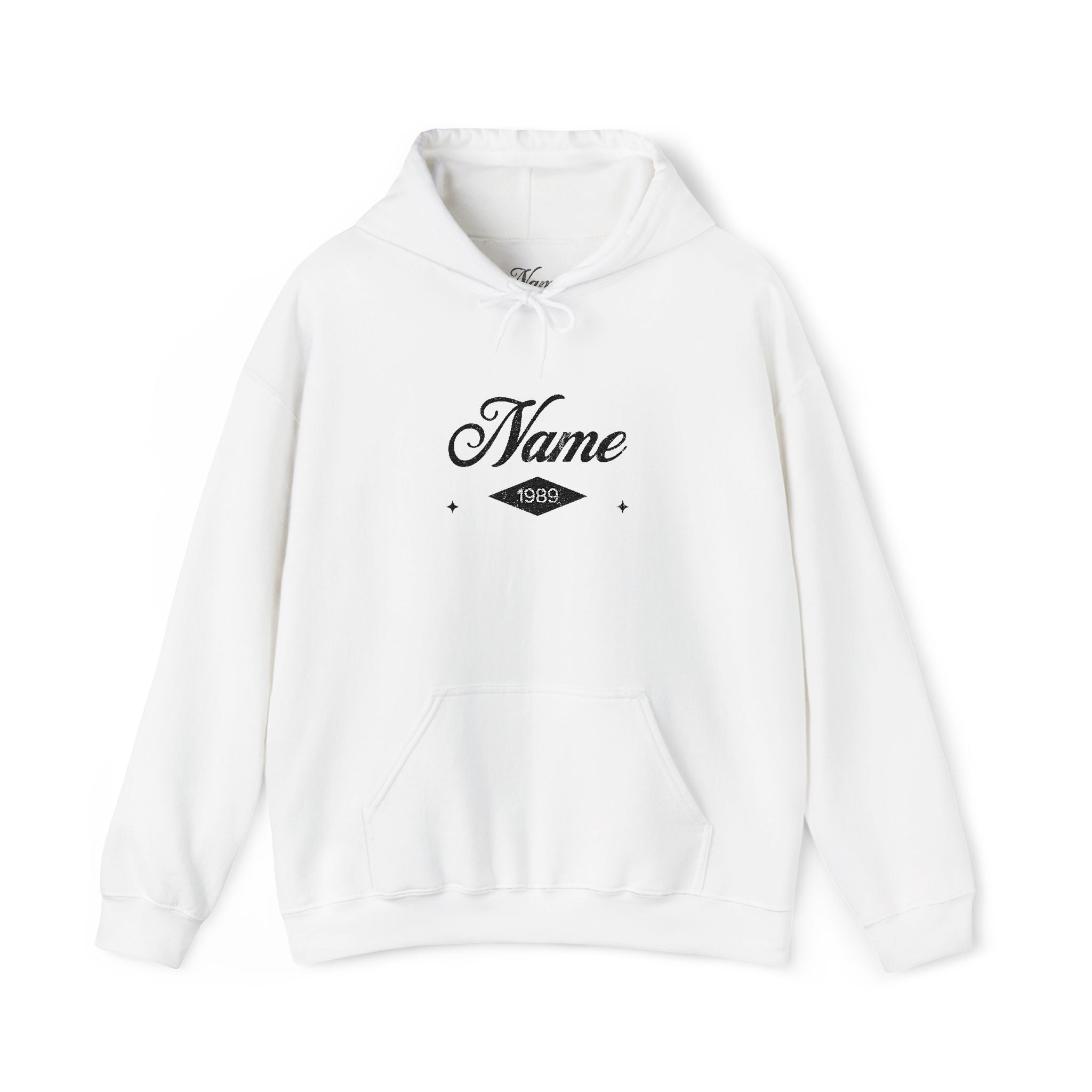 Personalized embroidered  name and last name,  Unisex Heavy Blend™ Hooded Sweatshirt