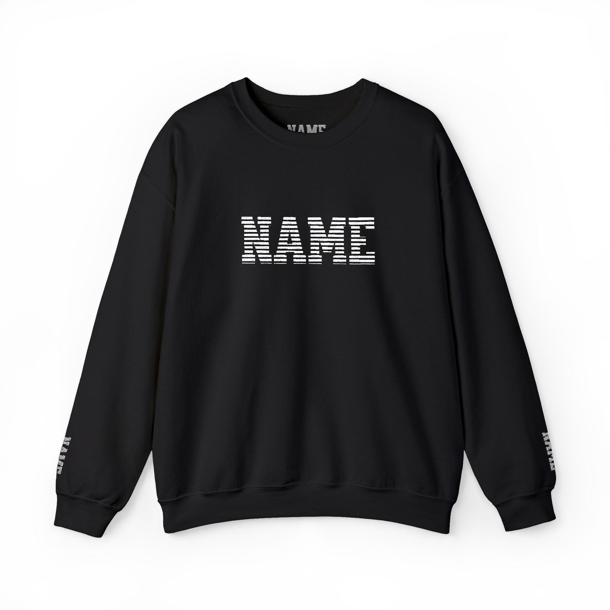 unisex custom Name embroidered sweatshirt