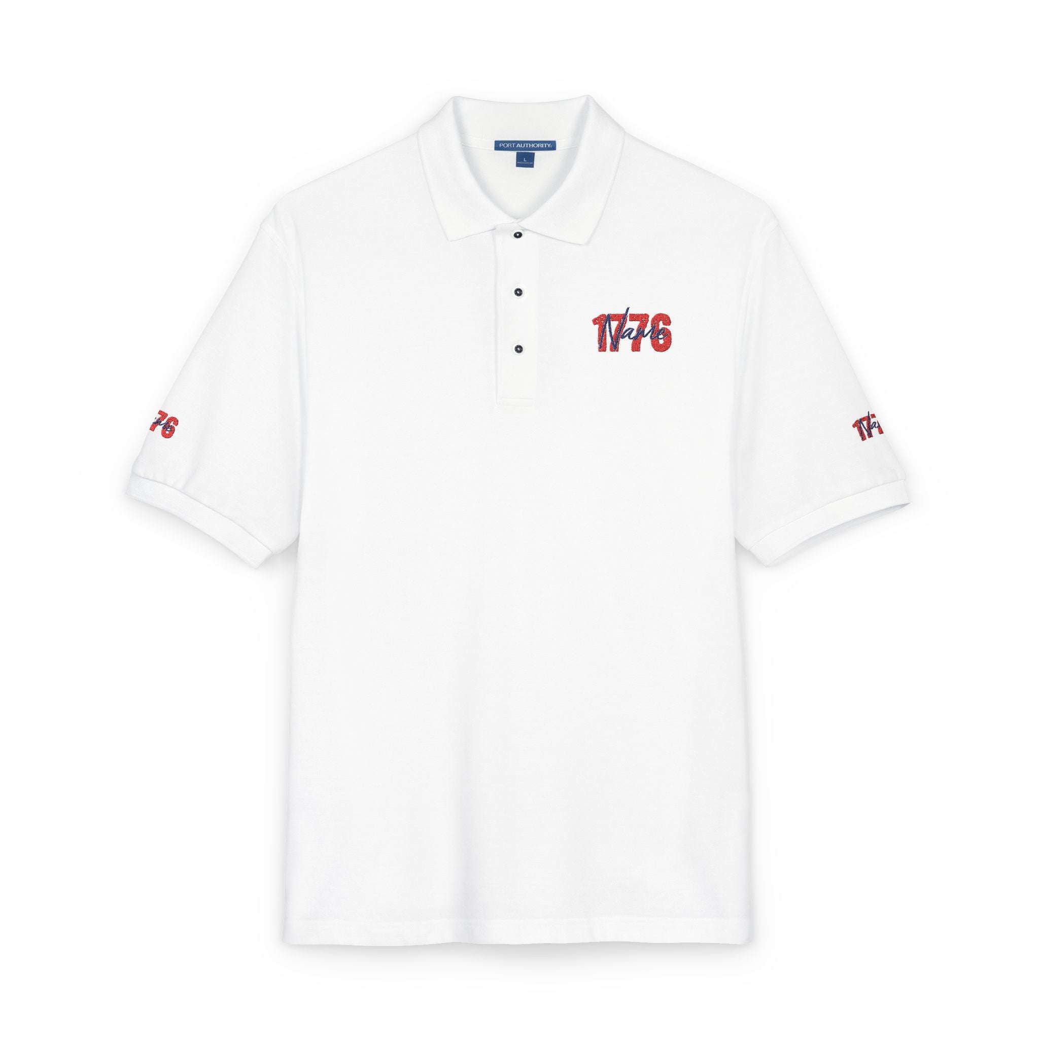 Polo Shirt with embroidered name and year of birth personalization