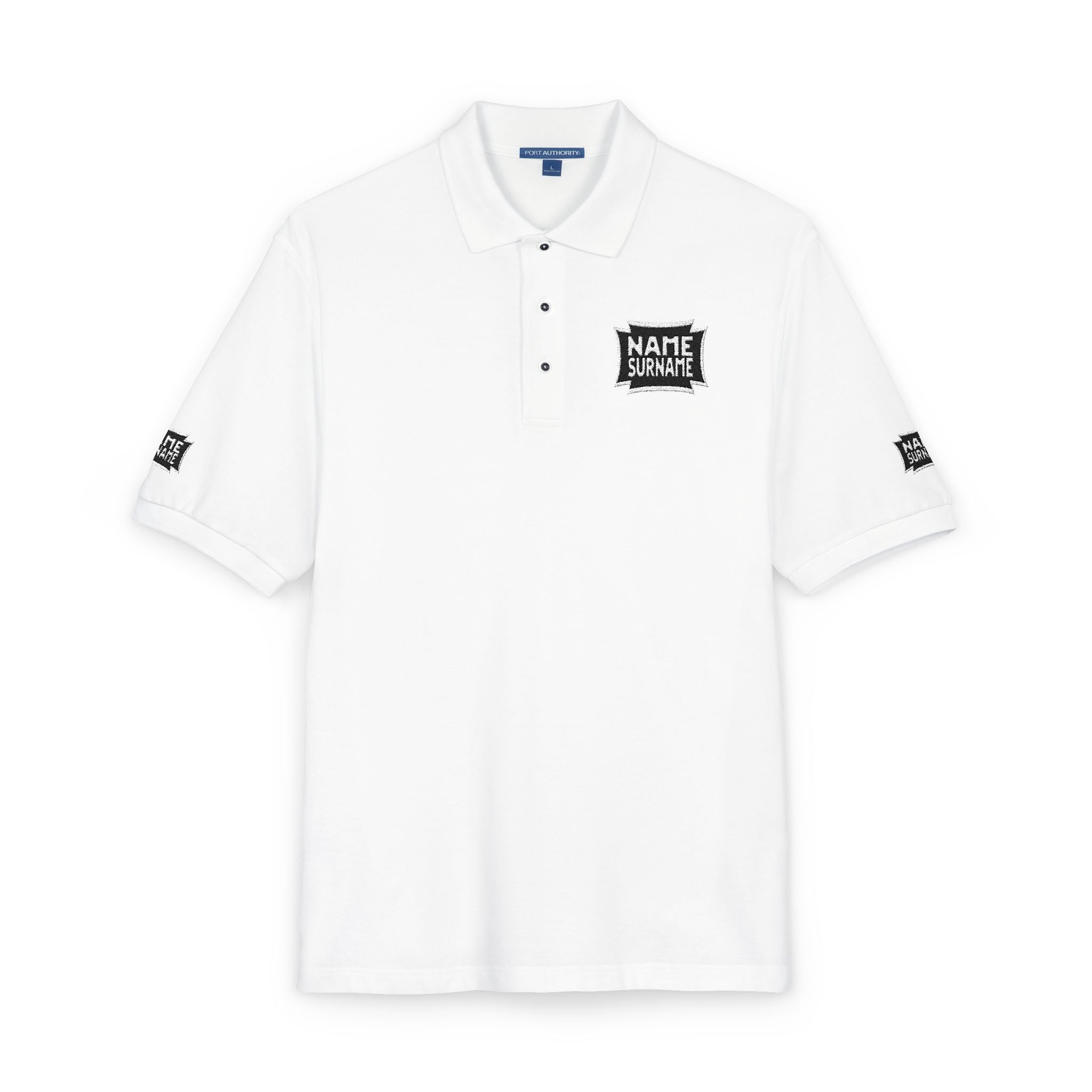 Embroidered 'Name and last name' Logo Polo Shirt - Classic Corporate