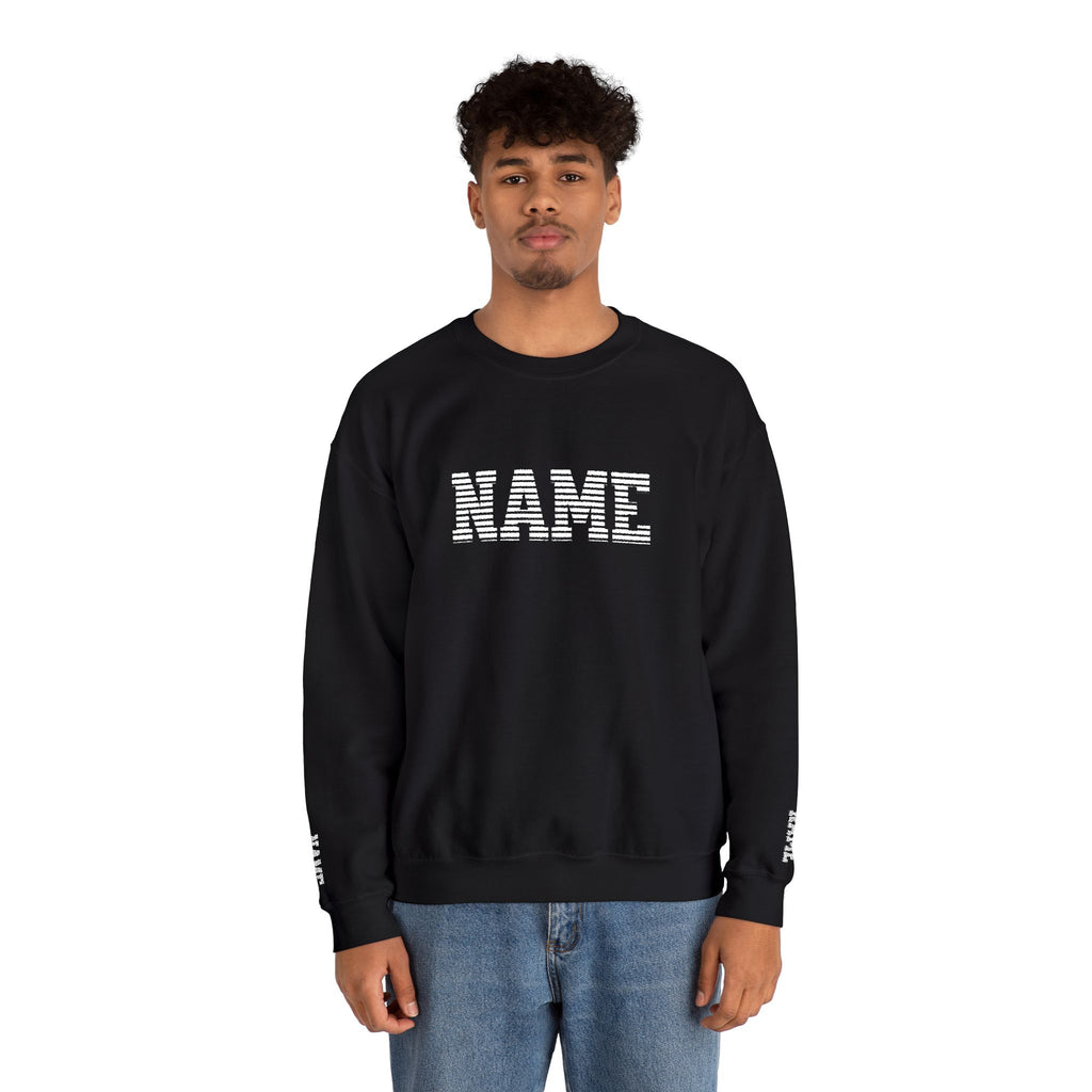 unisex custom Name embroidered sweatshirt
