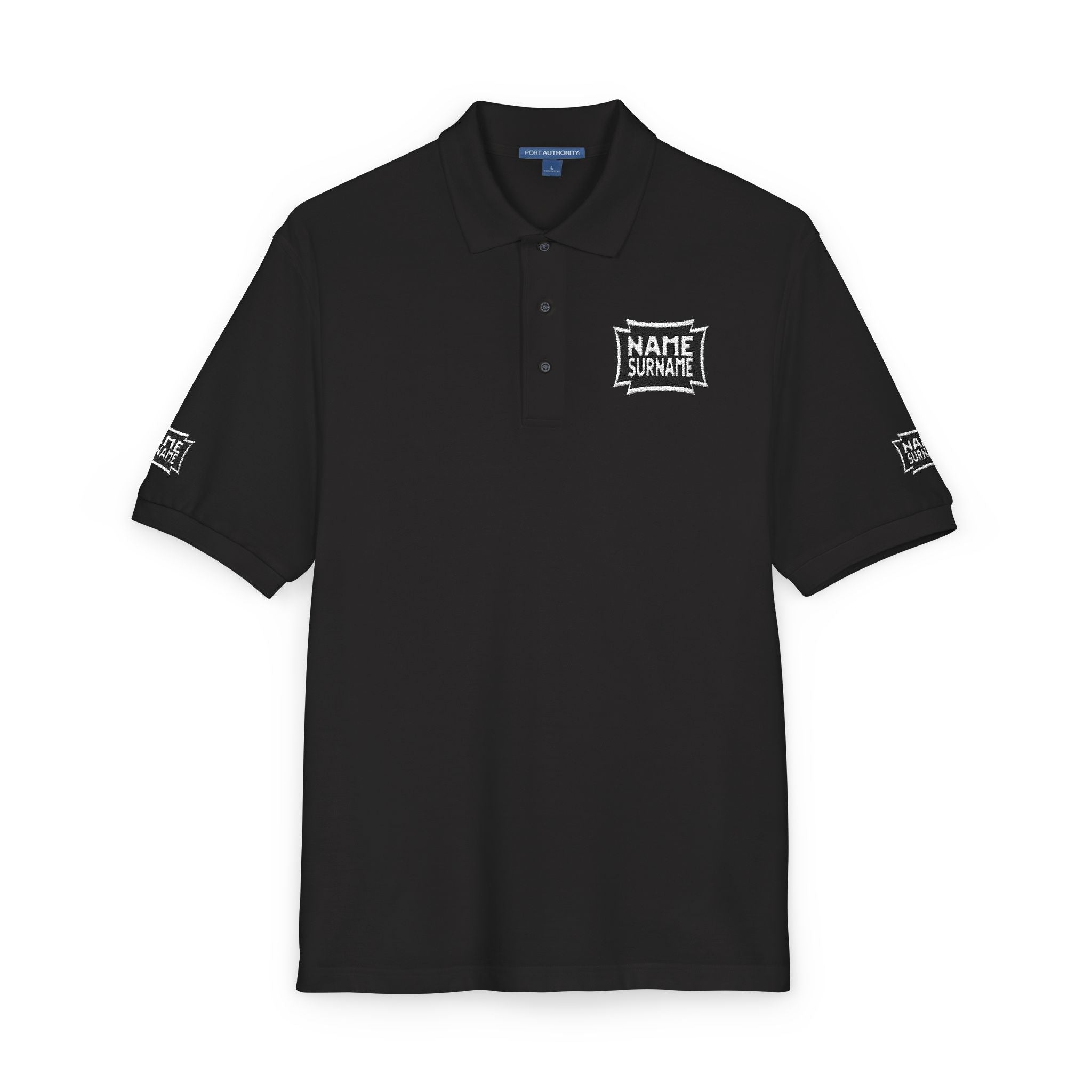 Embroidered 'Name and last name' Logo Polo Shirt - Classic Corporate