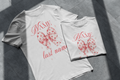 Coquette Cherry Bow Shirt – Custom Name & Last Name
