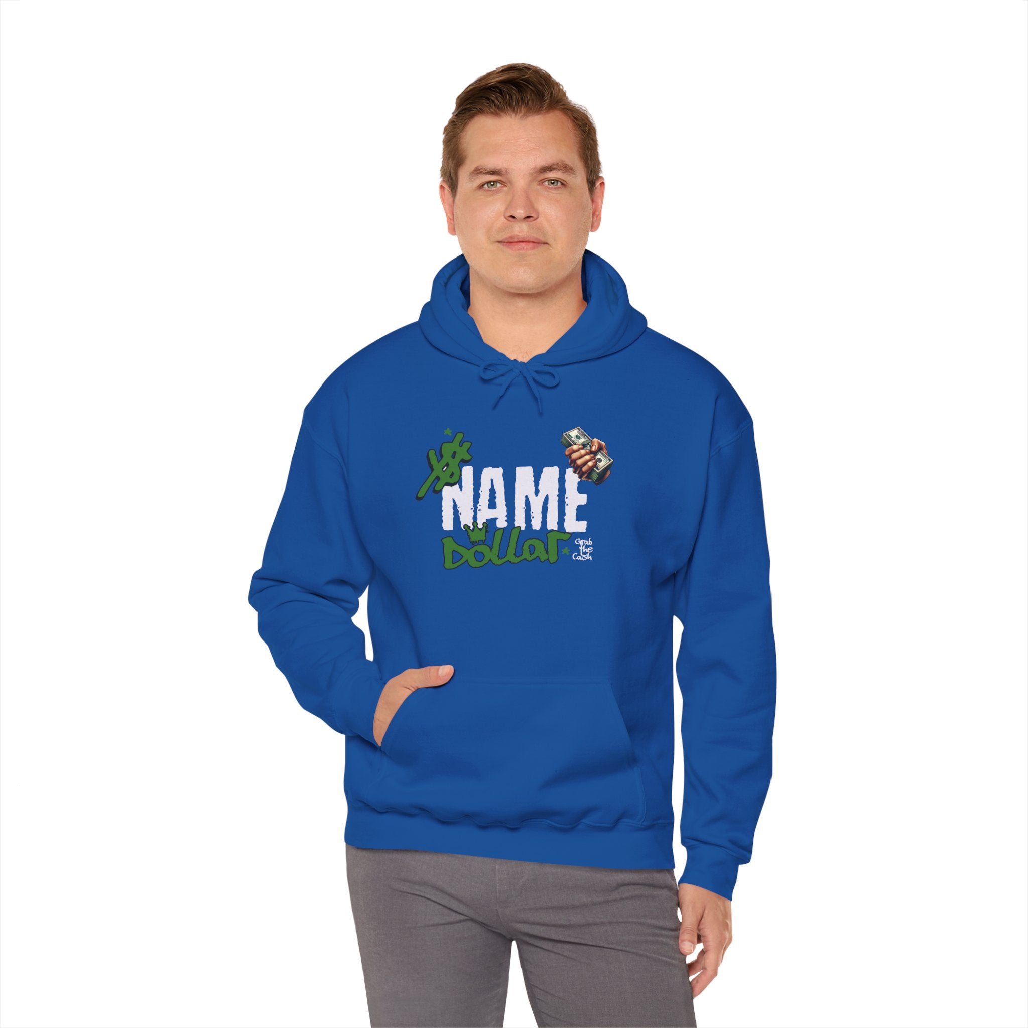 Name Dollar Hoodie – Gamer Graffiti Streetwear Pullover unisex