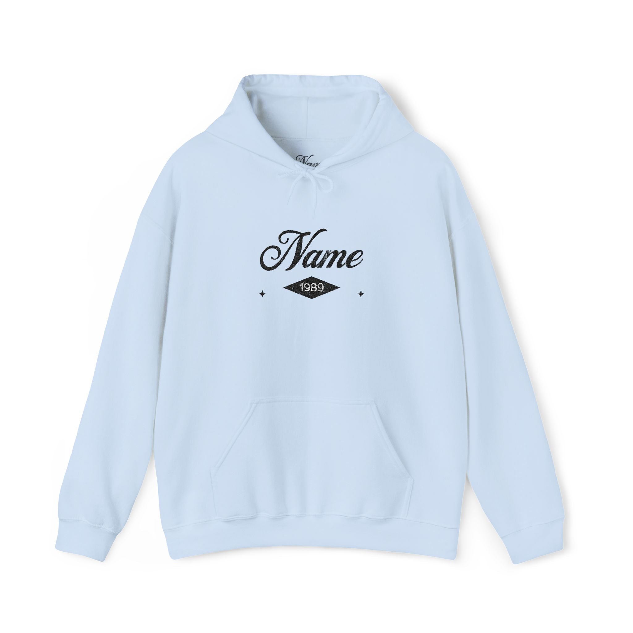 Personalized embroidered  name and last name,  Unisex Heavy Blend™ Hooded Sweatshirt