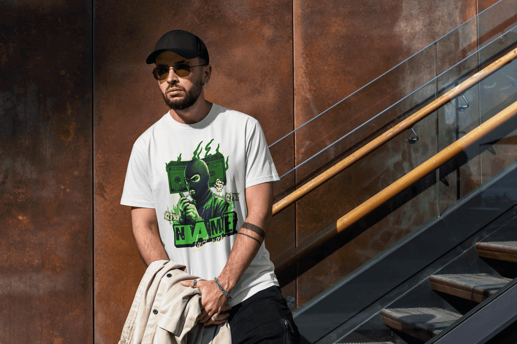 personalized shirt with urban design