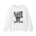 Skull Name Personalized Crewneck Sweatshirt