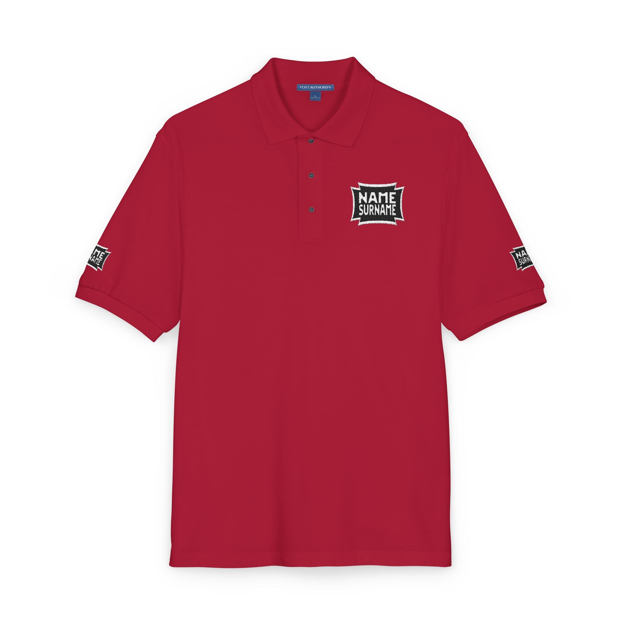 Embroidered 'Name and last name' Logo Polo Shirt - Classic Corporate