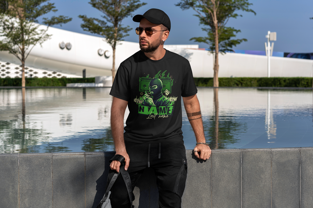 personalized shirt with urban design