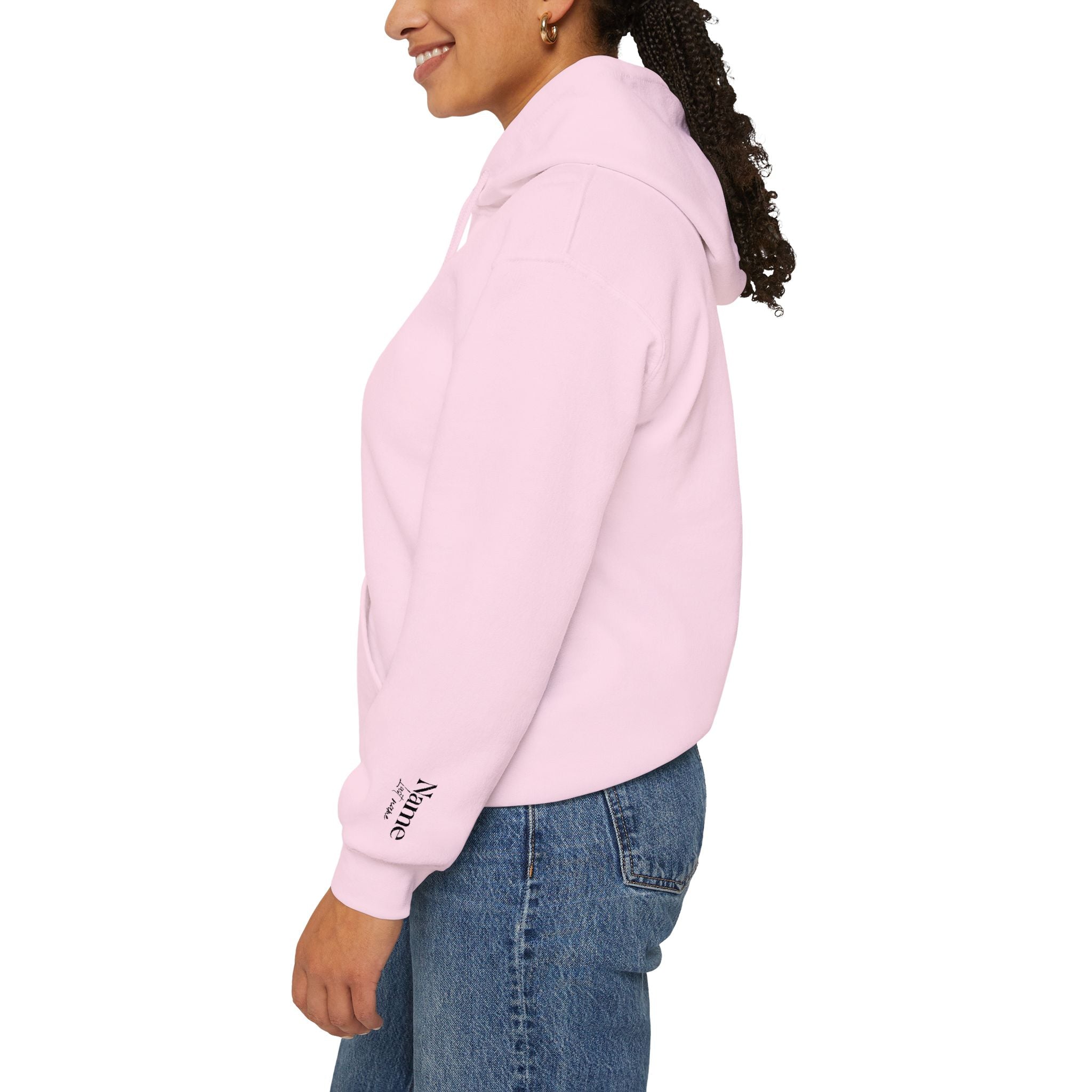 Personalized embroidered name and last name hoodie — Custom “Name Last Name