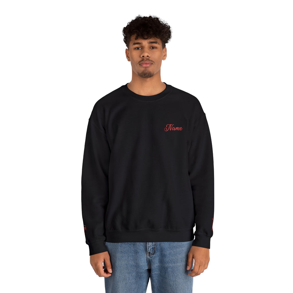 unisex custom embroidered sweatshirt
