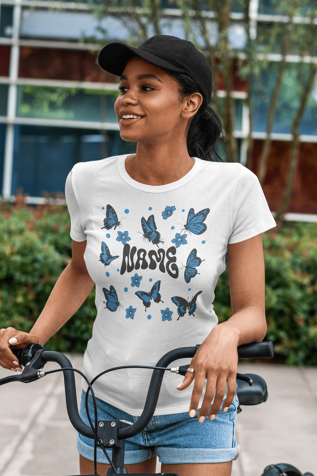 Custom Butterfly Name Tee