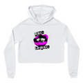 Personalized Cropped Hoodie – Sexy Lips Neon Edition