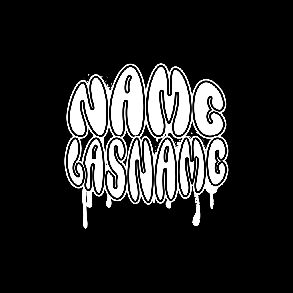 Custom design with first and last name
