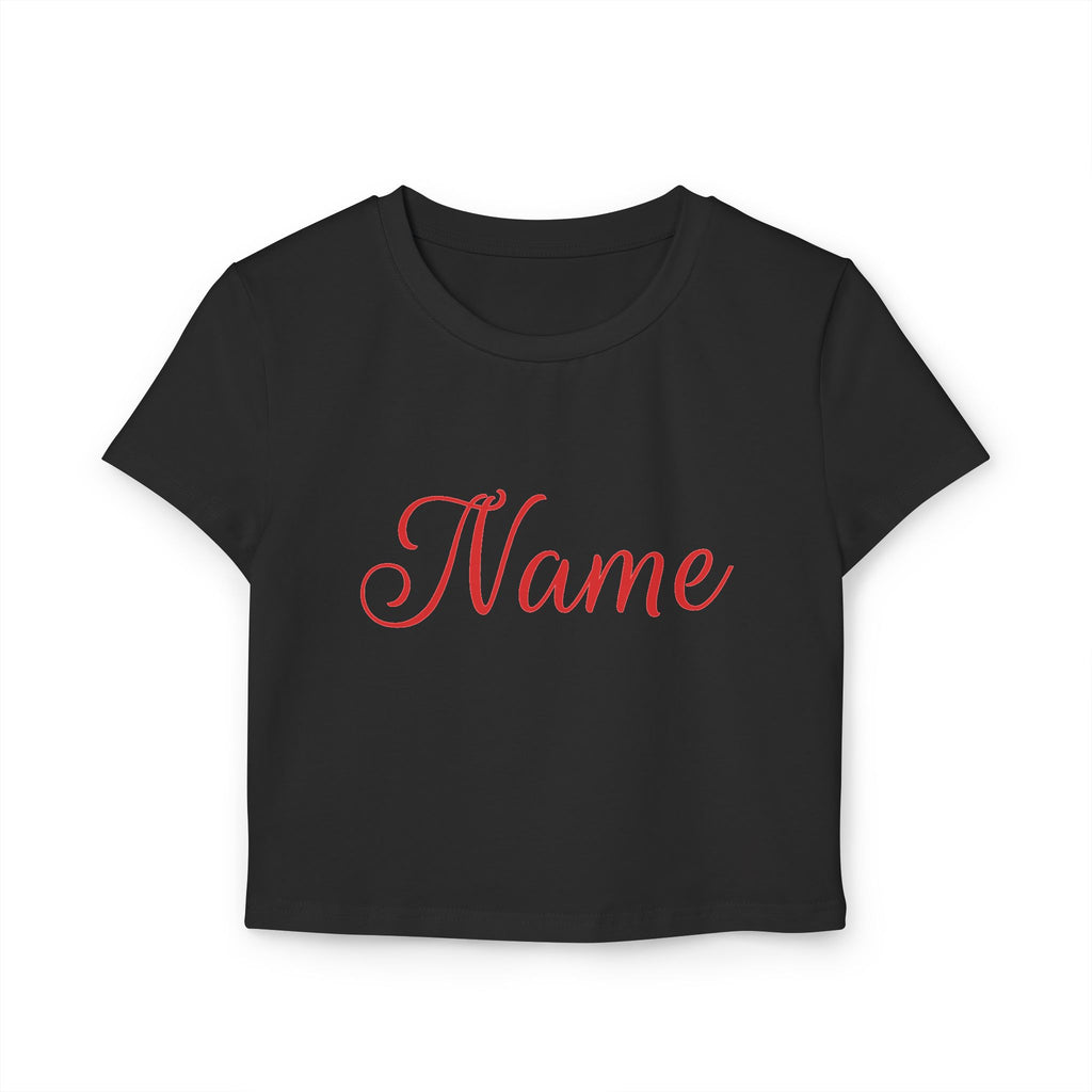 Personalized Crop Top — Custom Name and last name