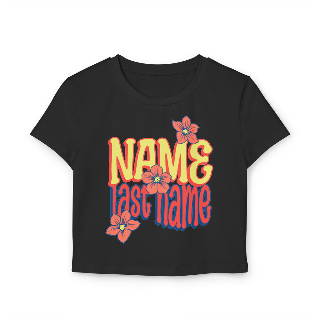 Personalized Crop Top — Custom Name and last name