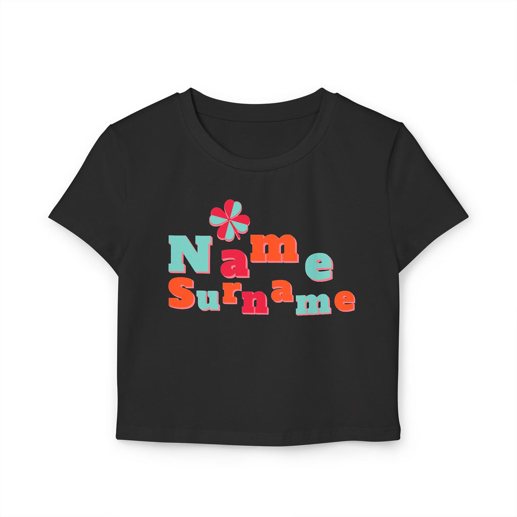Personalized Crop Top — Custom Name and last name