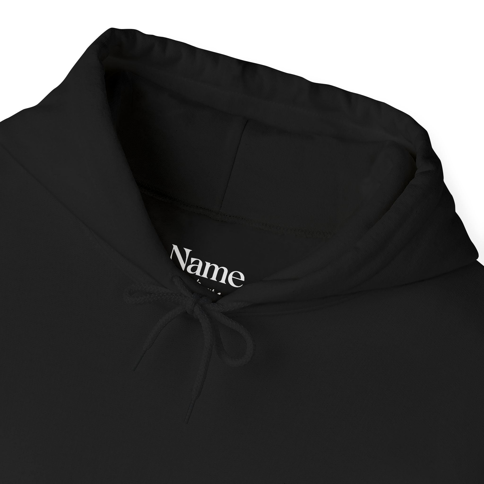 Personalized embroidered name and last name hoodie — Custom “Name Last Name