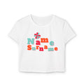 Personalized Crop Top — Custom Name and last name
