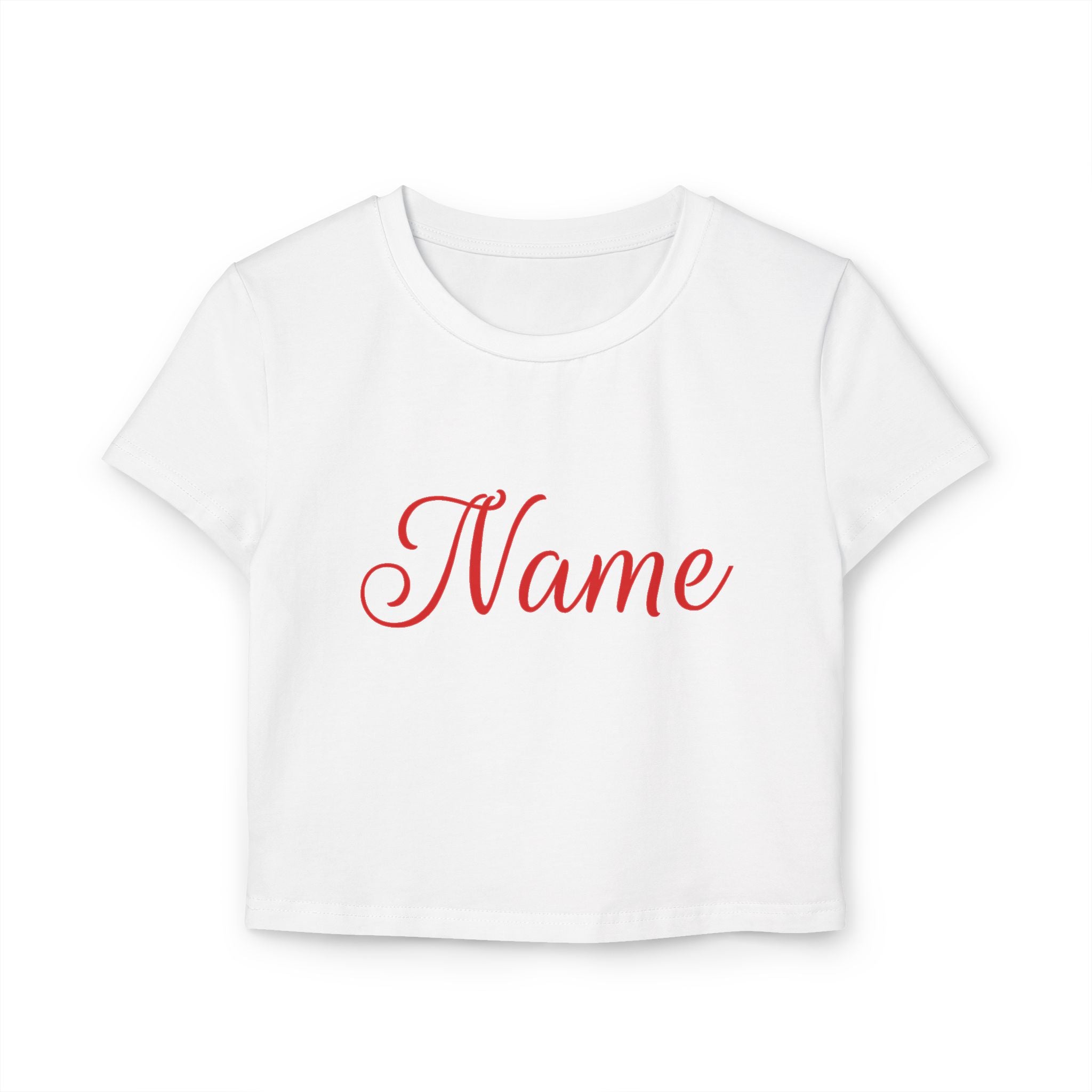 Personalized Crop Top — Custom Name and last name